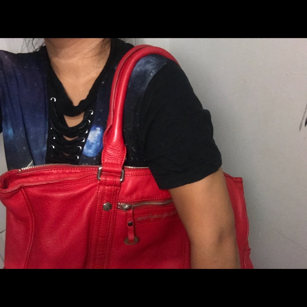 Marc by Marc Jacobs grained leather bag